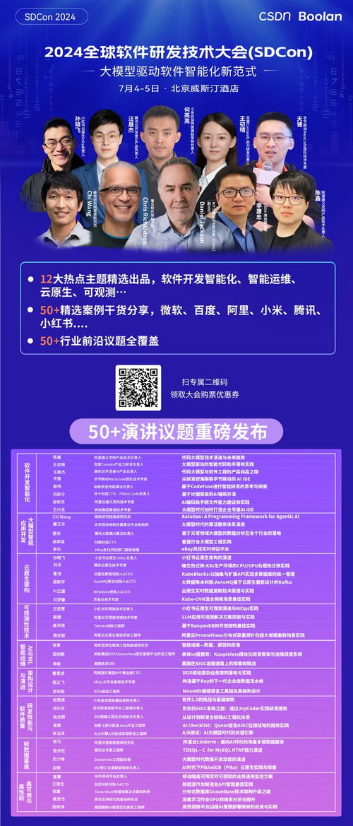 重磅！软件架构大师Chris Richardson与MIT-AI实验室Daniel Jackson确认出席全球软件研发技术大会